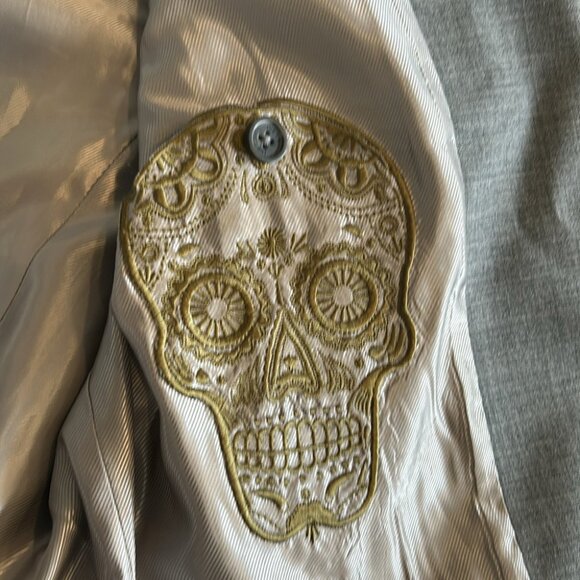 Diesel Men’s Wool Blazer Grey size XL - Picture 4 of 10